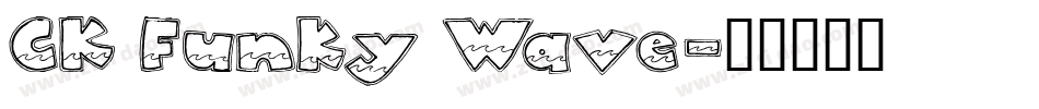 CK Funky Wave字体转换
